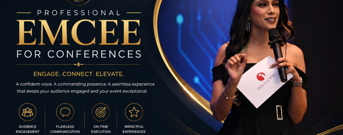 Professional Emcee for Conferences in India | Corporate Conference Host – Shikha Singh